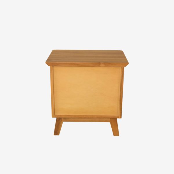solid teak wood bed nightstand