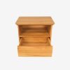 solid teak wood bed nightstand
