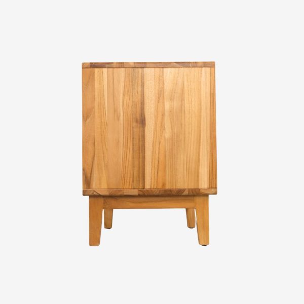 Solid Teak Wood Bed Nightstand