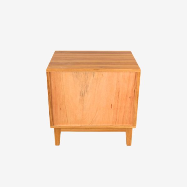Solid Teak Wood Bed Nightstand