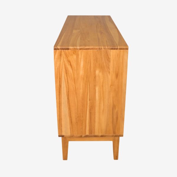 Solid Teak Wood Chest Of 9 Drawers