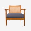 Solid Teak Wood Sofa 1 Seater