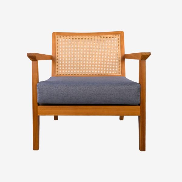Solid Teak Wood Sofa 1 Seater