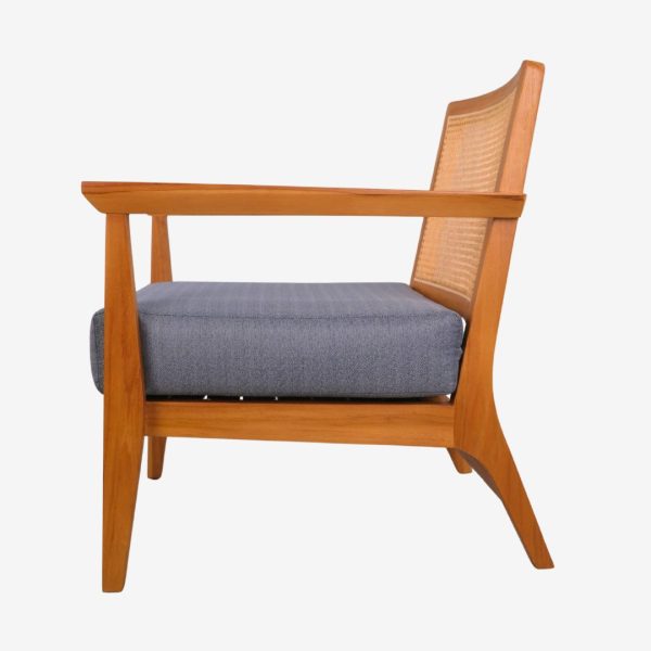 Solid Teak Wood Sofa 1 Seater