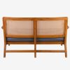 Solid Teak Wood Sofa 2 Seater