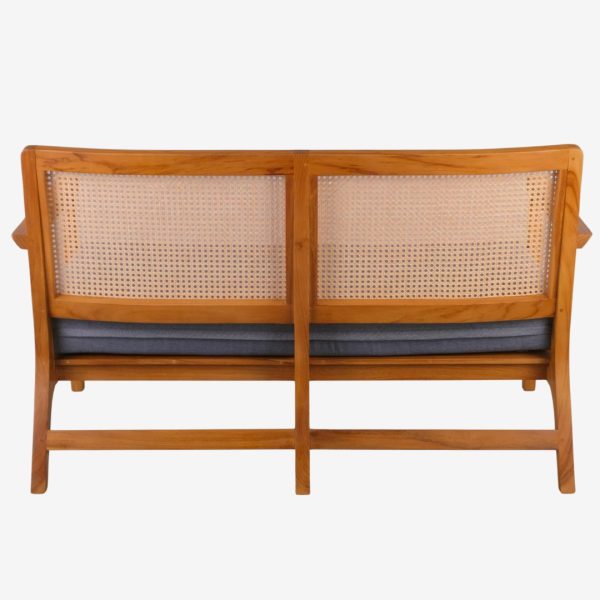 Solid Teak Wood Sofa 2 Seater