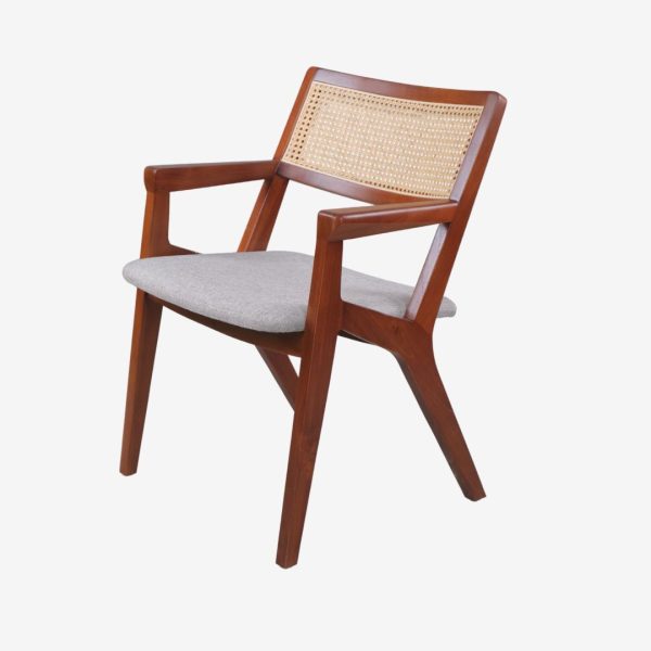 Solid Teak Wood Armchair