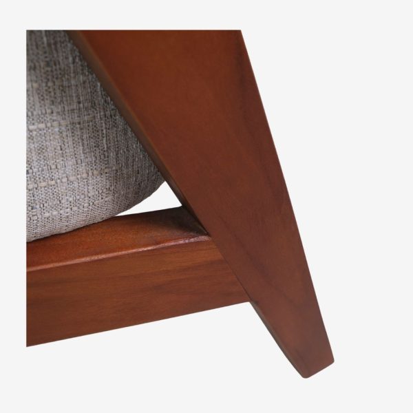 Solid Teak Wood Sofa 1 Seater
