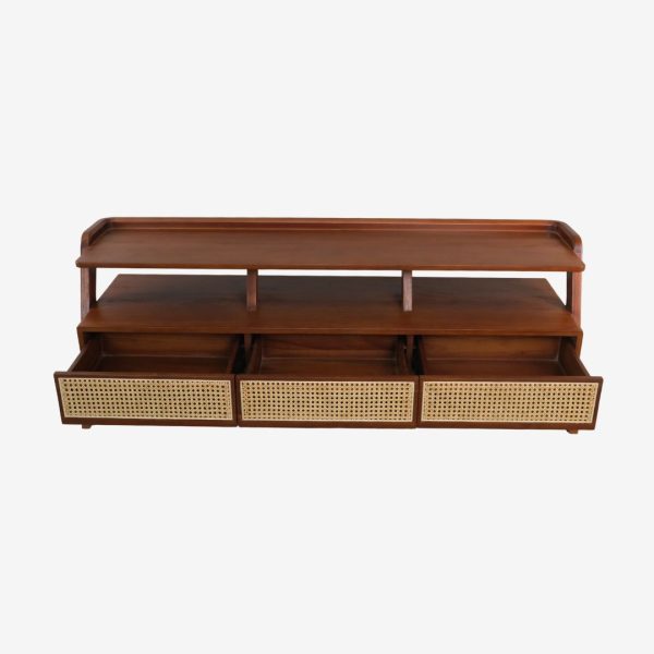 Solid Teak Wood TV Stand